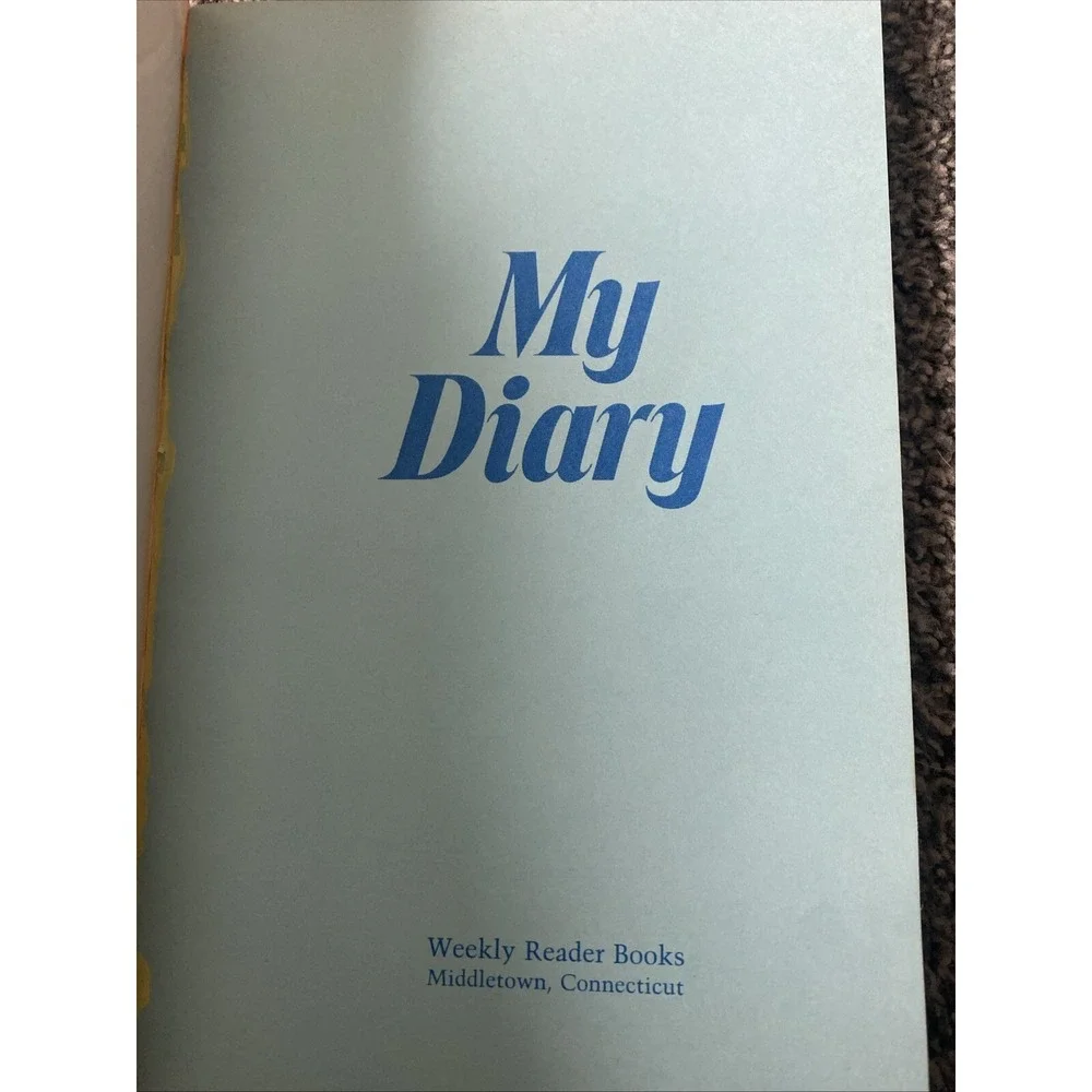 Vintage 1982 Unicorn My Diary-2% Used (365 Days)